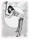 BETTIE AT THE BAT