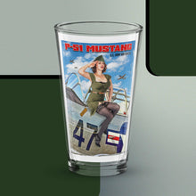  P-51 Shaker pint glass